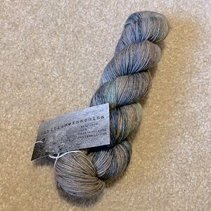NWT 1 skein Lanitium ex Machina Hand-dyed Wool Sock Yarn